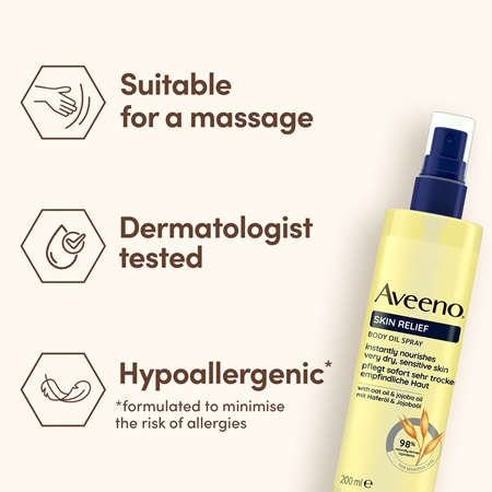 Aveeno Skin Relief Body Oil Spray Body Oil Spray