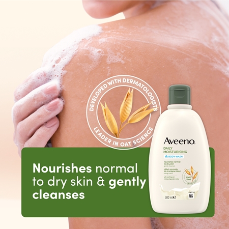 Aveeno Daily Moisturising Body Wash Intensive Nourishing Shower Cream