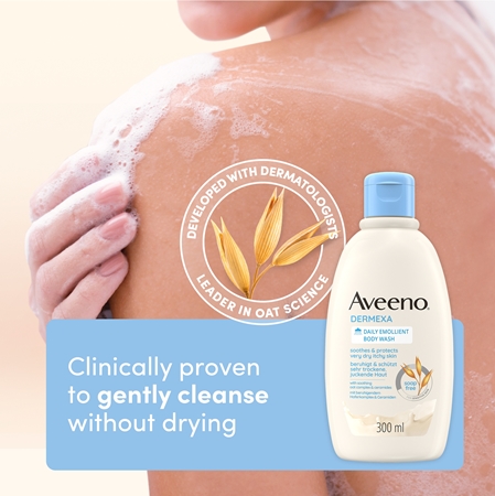 Aveeno Dermexa Daily Emollient Body Wash Rahustav dušigeel