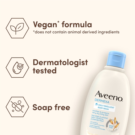 Aveeno Dermexa Daily Emollient Body Wash Rahustav dušigeel