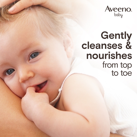 Aveeno Baby Daily Care Washing Gel for Body and Hair for children from birth