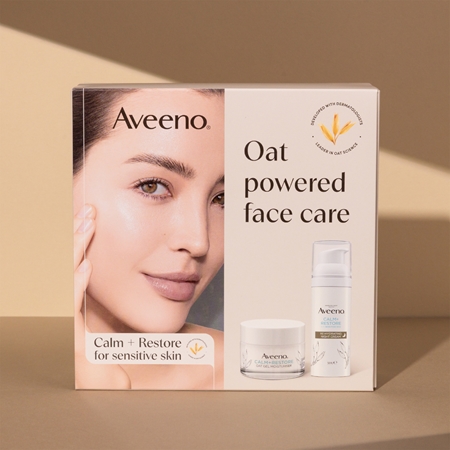 Aveeno Calm + Restore σετ περιποίησης για την επιδερμίδα για ξηρό και ευαίαισθητο δέρμα