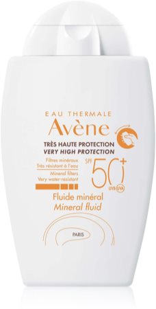 Avène Sun Minéral schützendes Fluid ohne chemische Filter SPF 50+