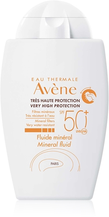 Avène Sun Mineral Fluid Tinted ochranný fluid bez chemických filtrov SPF 50+