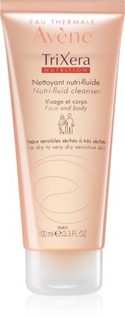 Avène TriXera Nutrition čistilni gel za obraz in telo