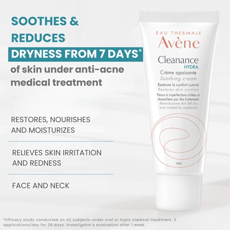 Avène Cleanance Hydra Soothing Cream crema calmante con efecto humectante
