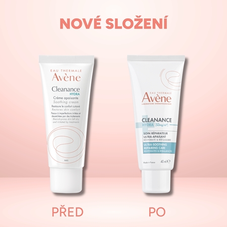 Avène Cleanance Hydra Soothing Cream zklidňující krém s hydratačním účinkem