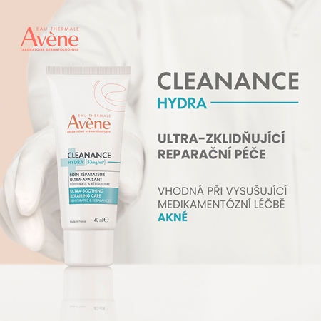 Avène Cleanance Hydra Soothing Cream zklidňující krém s hydratačním účinkem