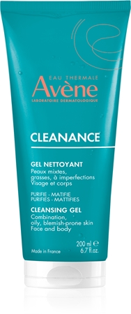 Avène Cleanance Cleansing Gel valomoji želė riebiai, į aknę linkusiai odai