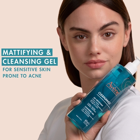 Avène Cleanance Cleansing Gel valomoji želė riebiai, į aknę linkusiai odai