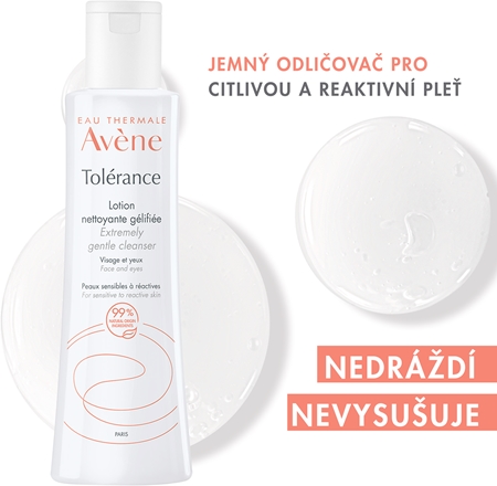 Avène Tolérance Extremely Gentle Cleanser čisticí a odličovací mléko