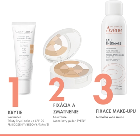 Avène Couvrance mozaikový púder pre citlivú pleť