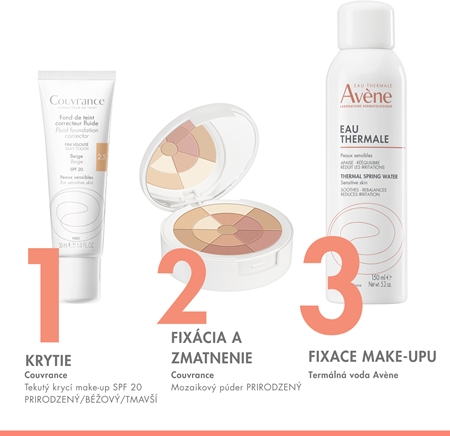 Avène Couvrance mozaikový púder pre citlivú pleť