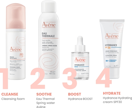 Avène Skin Care mousse nettoyante pour peaux normales à mixtes