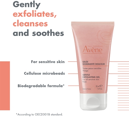 Avène Skin Care Gentle Exfoliating Gel peeling gel fin