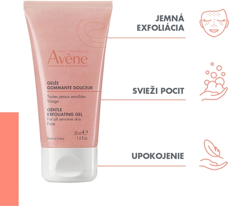 Avène Skin Care Gentle Exfoliating Gel jemný gélový peeling