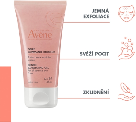 Avène Skin Care Gentle Exfoliating Gel jemný gelový peeling