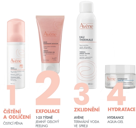 Avène Skin Care Gentle Exfoliating Gel jemný gelový peeling