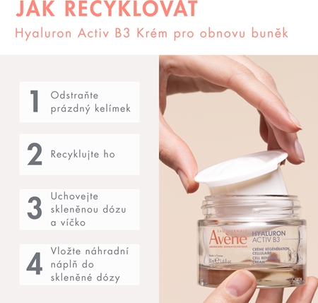 Avène Hyaluron Activ B3 Cell Renewal Cream krém pro obnovu pleťových buněk
