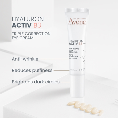 Avène Hyaluron Activ B3 Eye Cream crème yeux effet triple