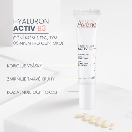 Avène Hyaluron Activ B3 Eye Cream oční krém s trojitým účinkem