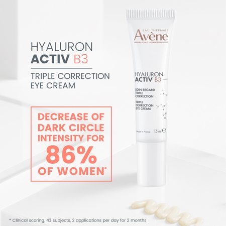 Avène Hyaluron Activ B3 Eye Cream crème yeux effet triple