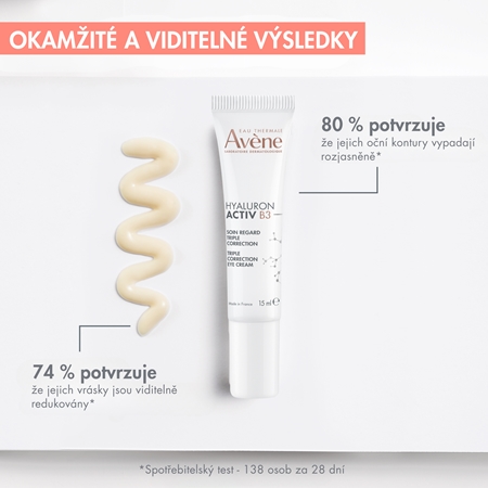 Avène Hyaluron Activ B3 Eye Cream oční krém s trojitým účinkem