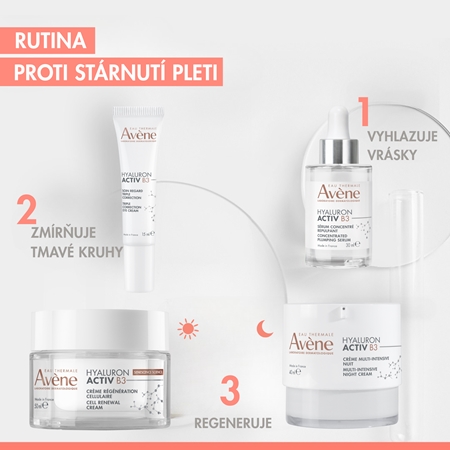 Avène Hyaluron Activ B3 Eye Cream oční krém s trojitým účinkem