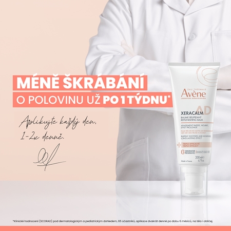 Avène XeraCalm A.D. Lipid-Replenishing Balm relipidační balzám pro velmi suchou citlivou a atopickou pokožku