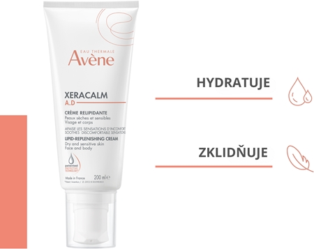 Avène XeraCalm A.D. Lipid-Replenishing Cream relipidační krém pro suchou až atopickou pokožku