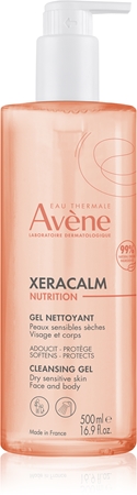 Avène XeraCalm Nutrition Cleansing Gel gentle cleansing gel for dry and sensitive skin