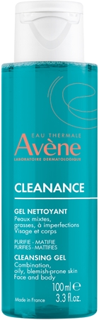 Avène Cleanance Cleansing Gel Attīroša želeja taukainai ādai ar noslieci uz akni