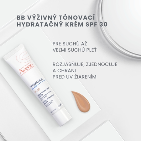 Avène Hydrance BB Rich Tinted Hydrating Cream tónovací hydratačný krém SPF 30