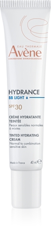 Avène Hydrance BB Light Tinted Hydrating Emulsion emulsão com cor com efeito hidratante