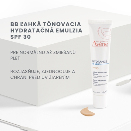 Avène Hydrance BB Light Tinted Hydrating Emulsion tónovaná emulzia s hydratačným účinkom