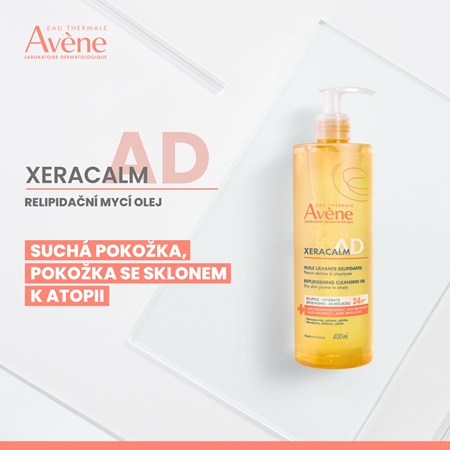 Avène XeraCalm A.D. Lipid-Replenishing Cleansing Oil relipidační mycí olej pro suchou a ekzematickou pokožku