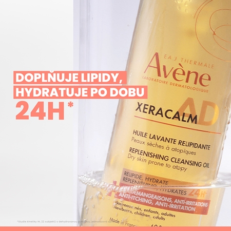 Avène XeraCalm A.D. Lipid-Replenishing Cleansing Oil relipidační mycí olej pro suchou a ekzematickou pokožku