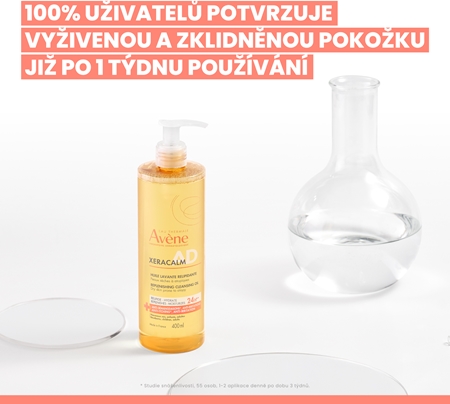 Avène XeraCalm A.D. Lipid-Replenishing Cleansing Oil relipidační mycí olej pro suchou a ekzematickou pokožku