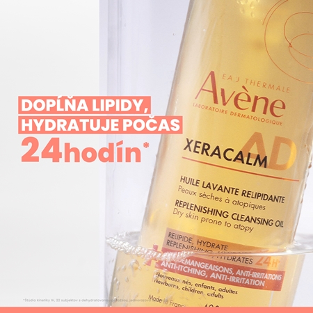 Avène XeraCalm A.D. Lipid-Replenishing Cleansing Oil relipidačný umývací olej na suchú a ekzematickú pokožku