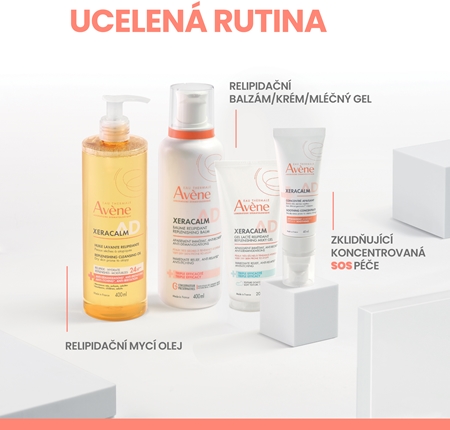 Avène XeraCalm A.D. Lipid-Replenishing Cleansing Oil relipidační mycí olej pro suchou a ekzematickou pokožku
