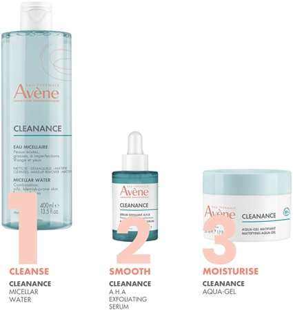 Avène Cleanance micelinis vanduo riebiai ir mišriai odai