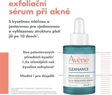 Avène Cleanance A.H.A Exfoliating Serum AHA exfoliační sérum