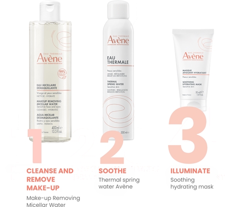 Avène Les Essentiels Soothing Moisture Mask máscara hidratante e apaziguadora para pele sensível