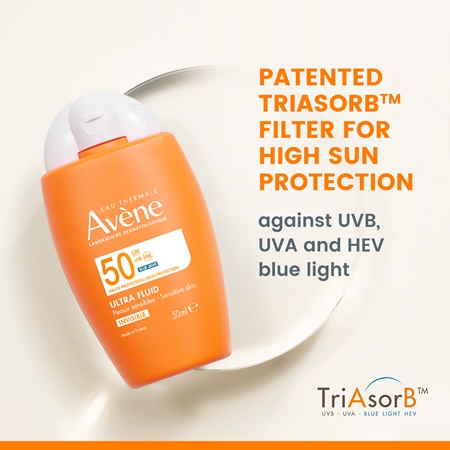 Avène Sun Ultra Fluid Invisible lekki fluid ochronny SPF 50
