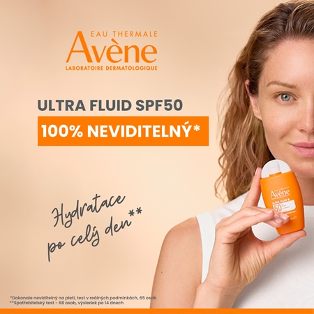 Avène Sun Ultra Fluid Invisible lehký ochranný fluid SPF 50