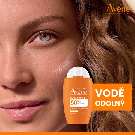 Avène Sun Ultra Fluid Invisible lehký ochranný fluid SPF 50