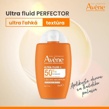 Avène Sun Ultra Fluid Perfector ľahký tónovací fluid SPF 50+