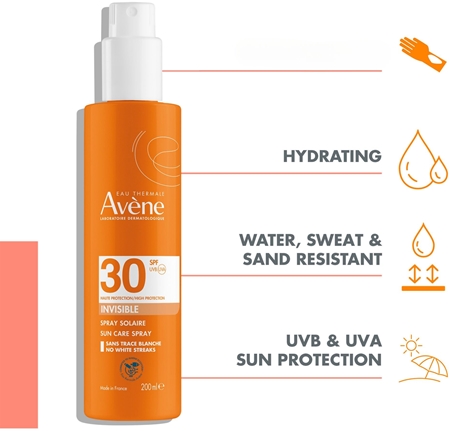 Avène Sun Care Spray Invisible spray protettivo SPF 30