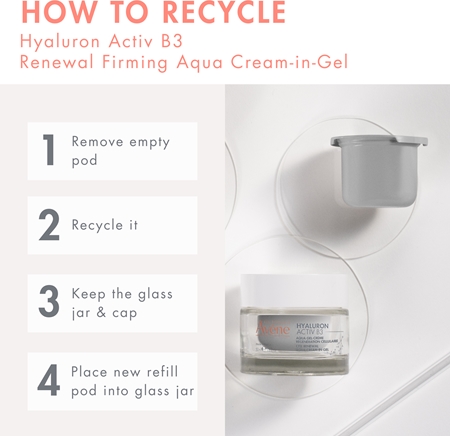 Avène Hyaluron Activ B3 Renewal Firming Aqua Cream-in-Gel Hydro - Gel Cream to restore the skin barrier