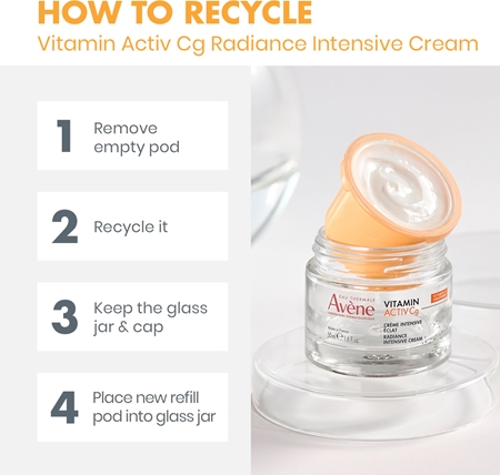 Avène Vitamin Activ Cg Radiance Intensive Cream Wrinkle Radiance Cream with vitamin C